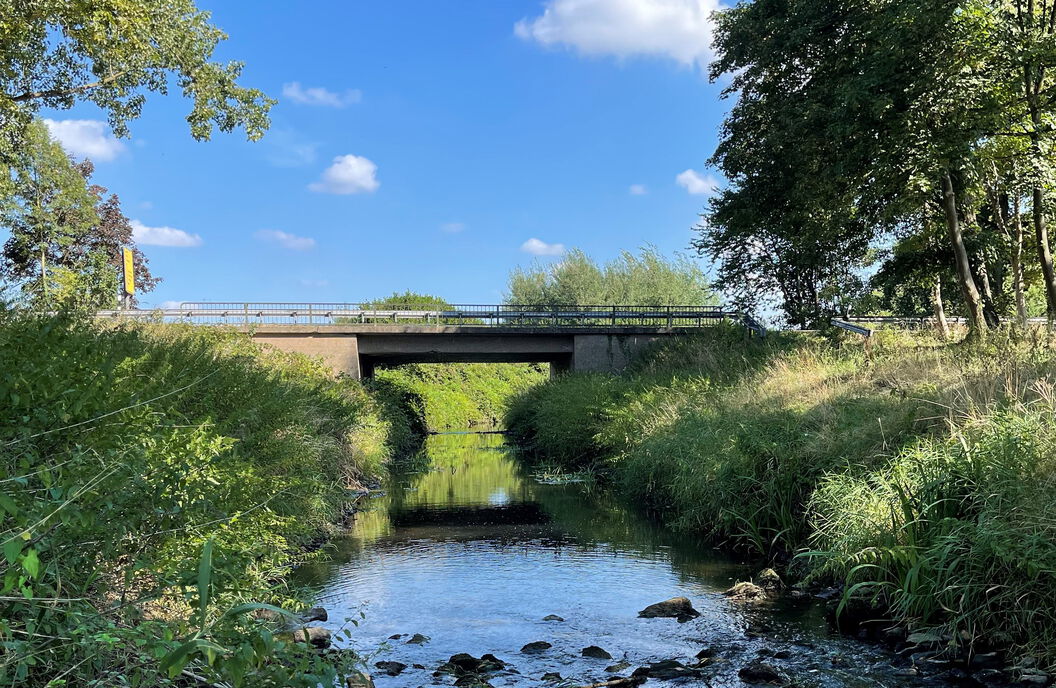 1-Feld Brücke in Ortbetonbauweise
